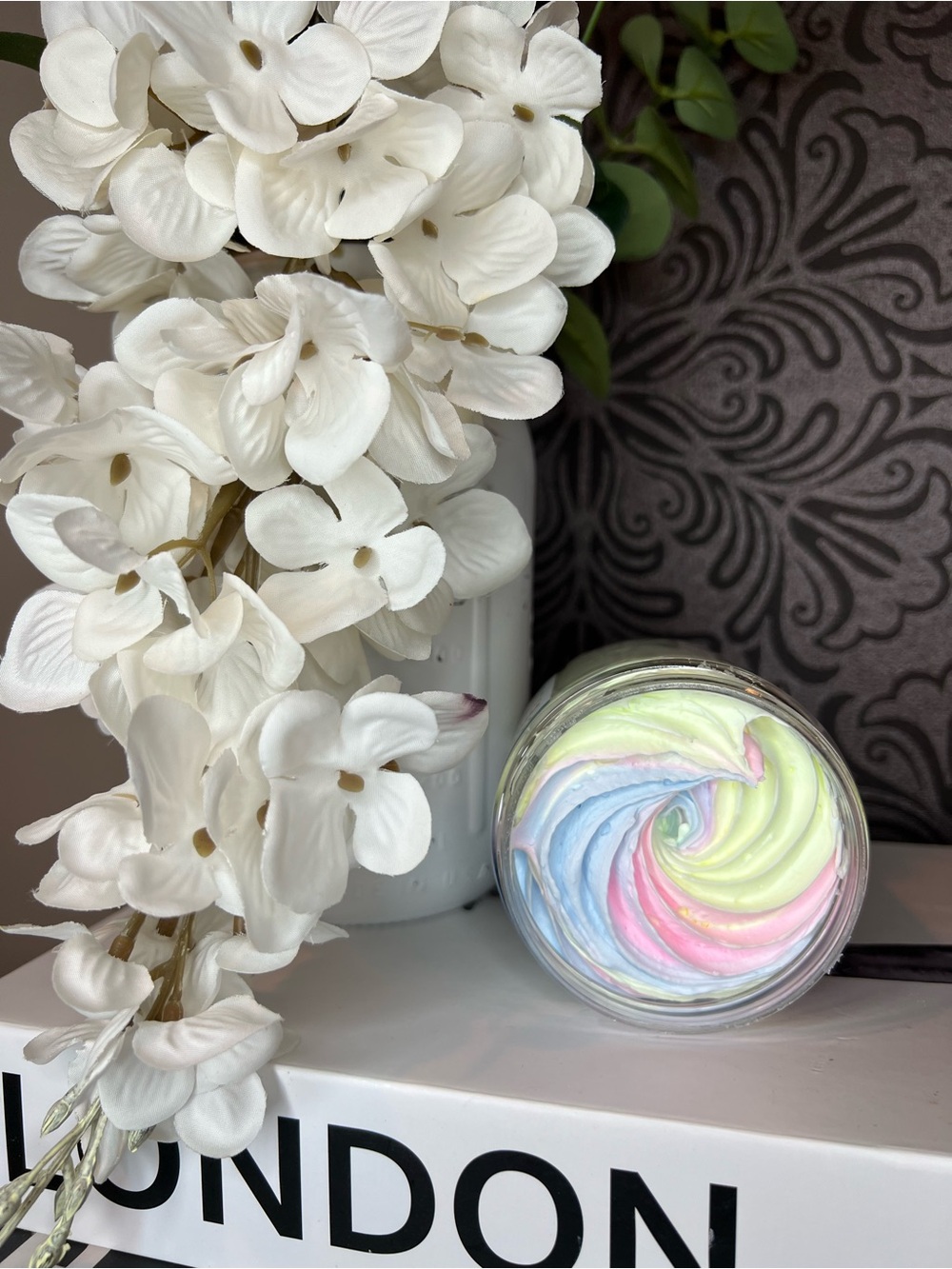 Whipped foaming soap